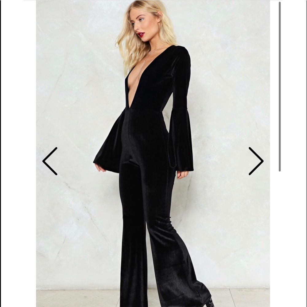 Velvet jumpsuit